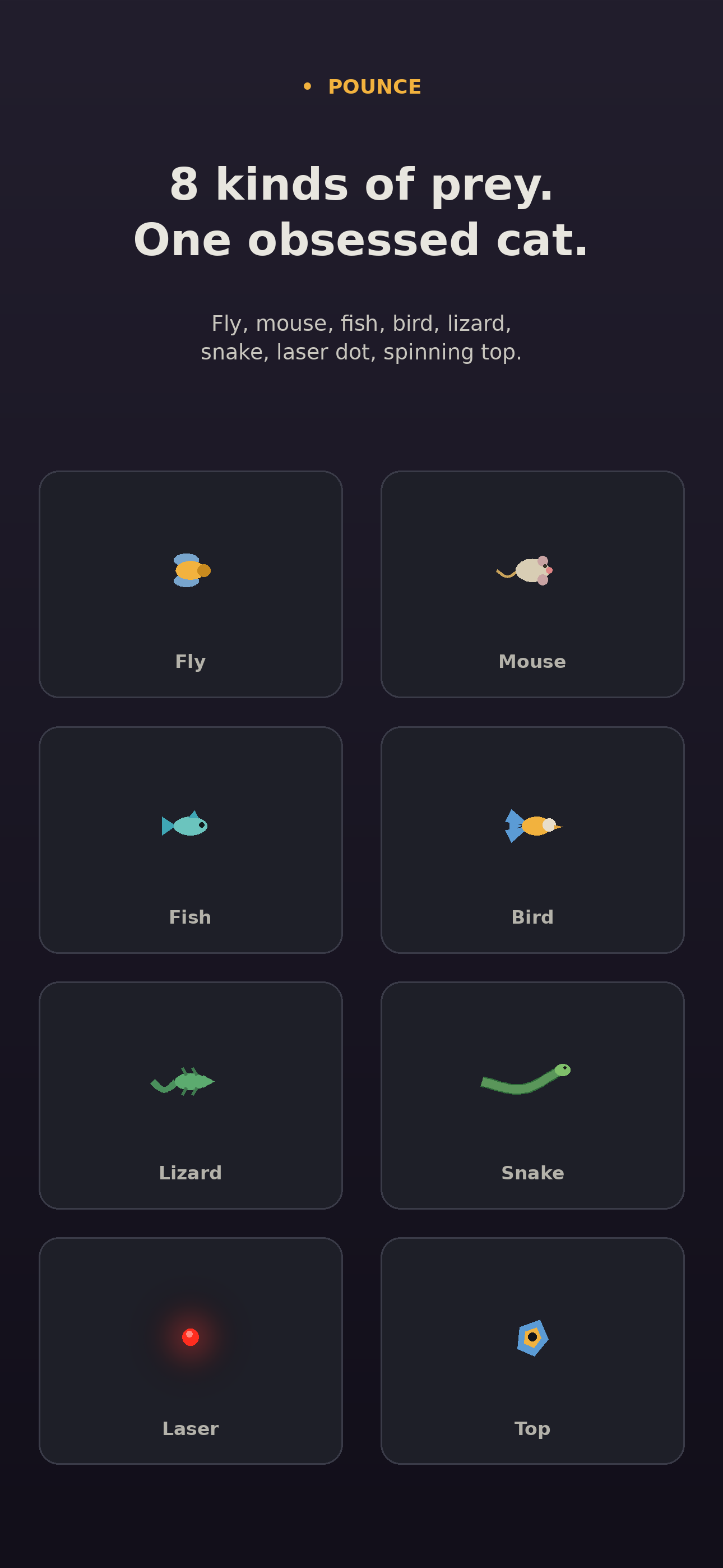The prey types